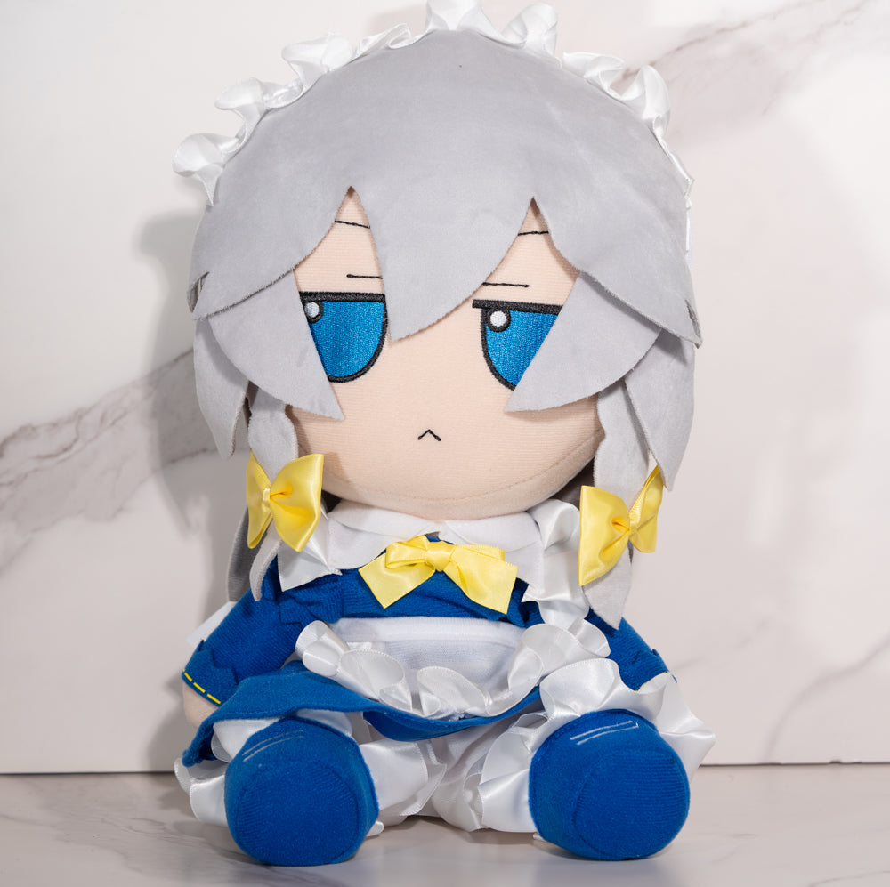 TouHou Project Fumo Izayoi Sakuya Plush Doll Anime Stuffed Toys New 30CM